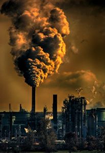 emissions from factories increase carbon footprint